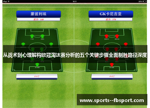 从战术到心理解构欧冠淘汰赛分析的五个关键步骤全面制胜路径深度 从战术到心理解构欧冠淘汰赛分析的五个关键步骤全面制胜路径深度